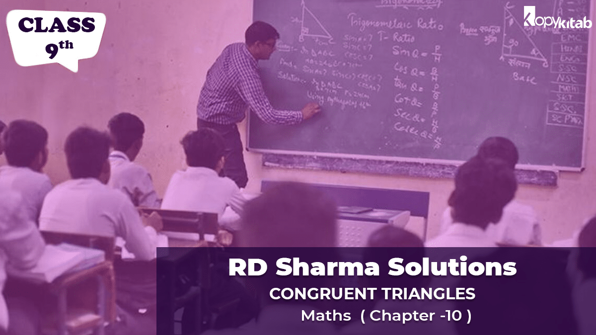 RD Sharma Solutions Class 9 Maths Chapter 10