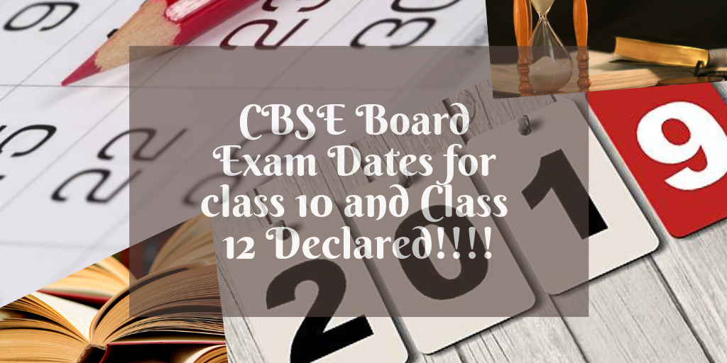 CBSE Board Exam Dates