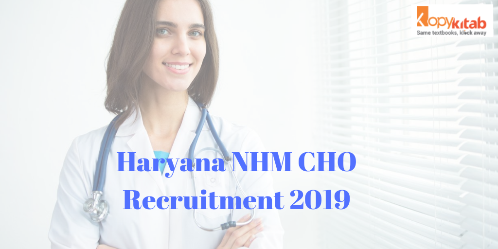 Haryana NHM CHO Recruitment 2019 Official Notification PDF