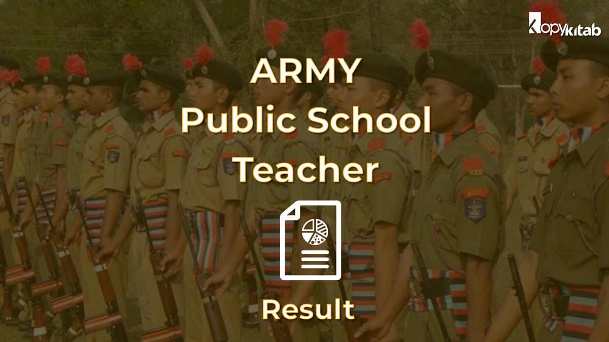 Army Public School Teacher Result