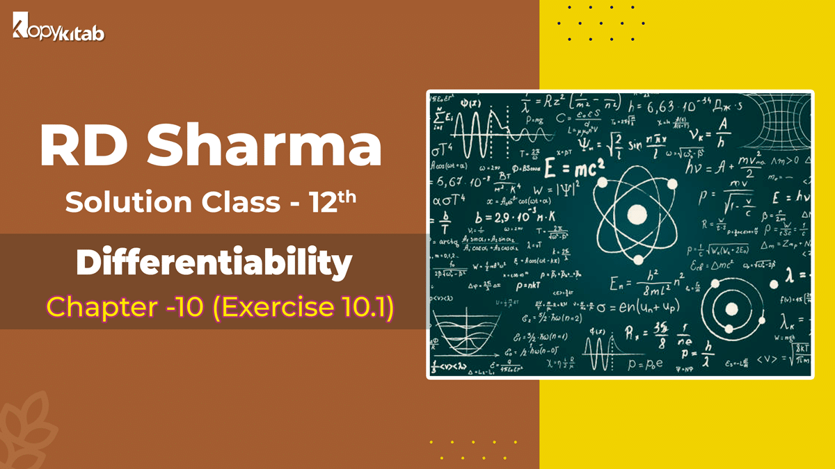 RD Sharma Solutions Class 12 Maths Chapter 10 Exercise 10.1