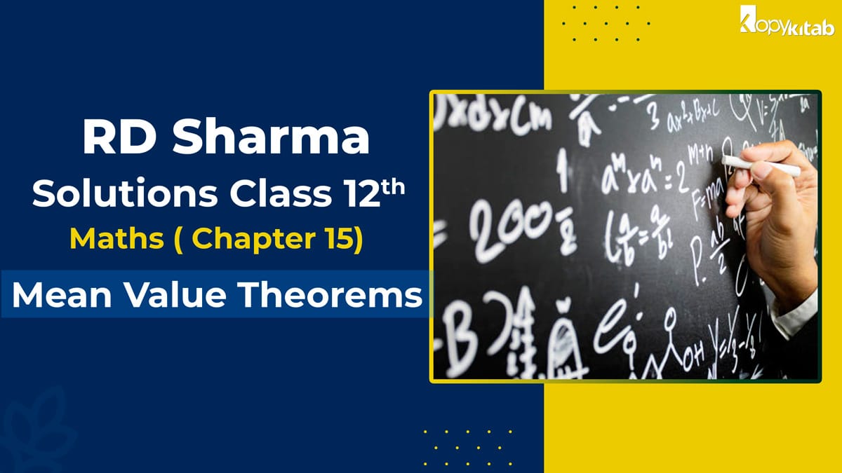 RD Sharma Solutions Class 12 Maths Chapter 15