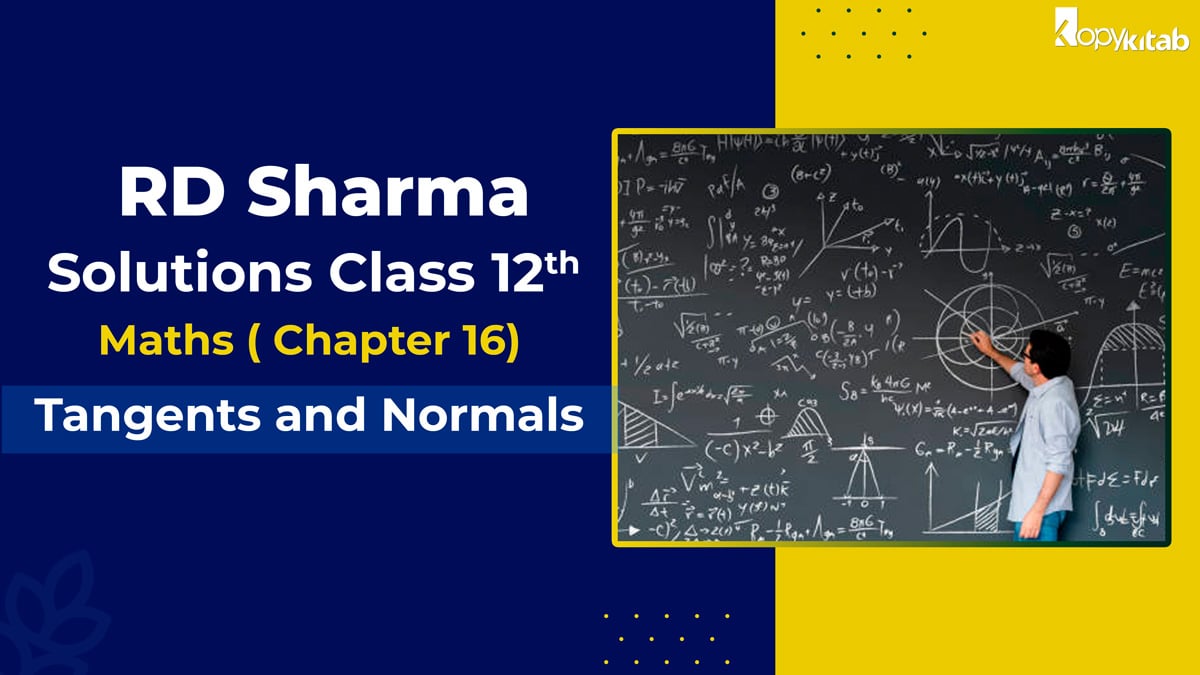 RD Sharma Solutions Lesson 12 Mathematics Chapter 16