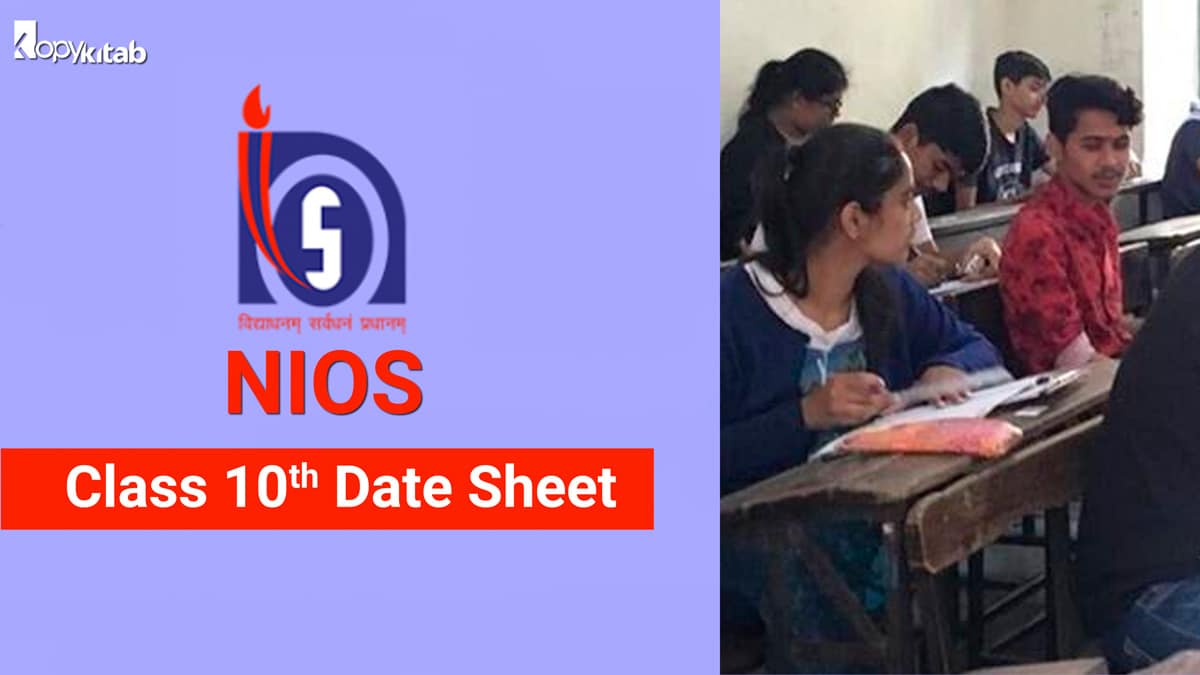 NIOS Class 10 Date Sheet 