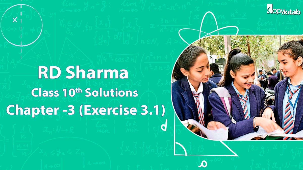 RD Sharma Class 10 Solutions Chapter 3 Exercise 3.1