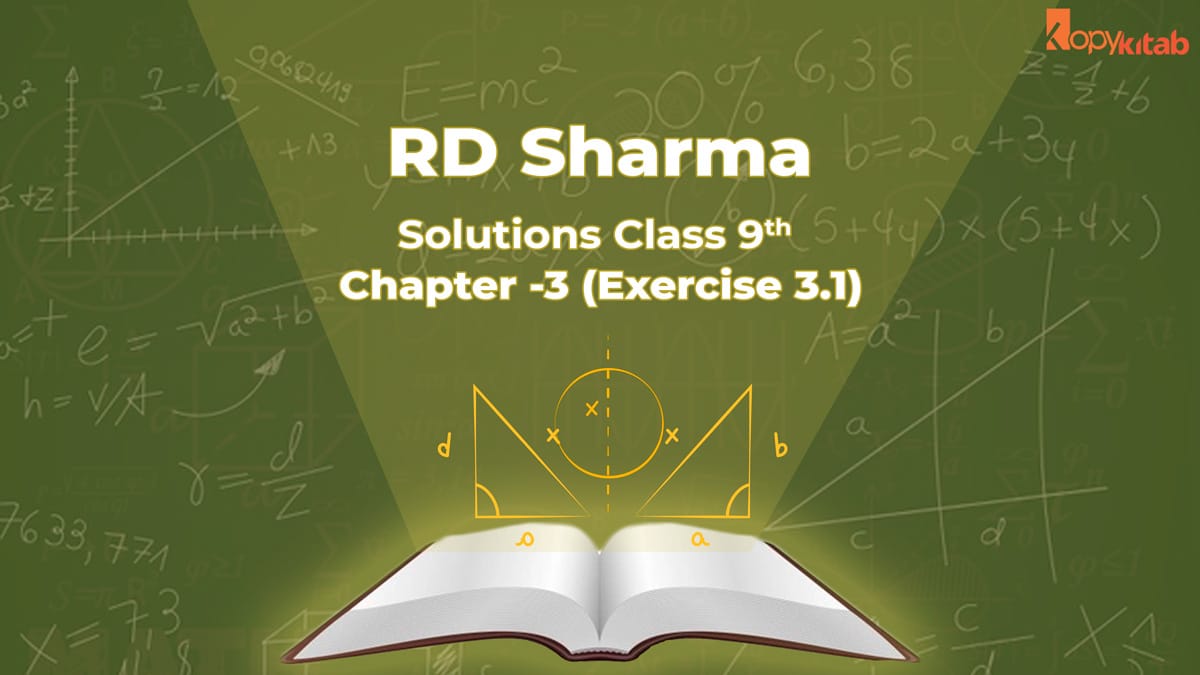 RD Sharma Class 9 Solutions Chapter 3 Exercise 3.1