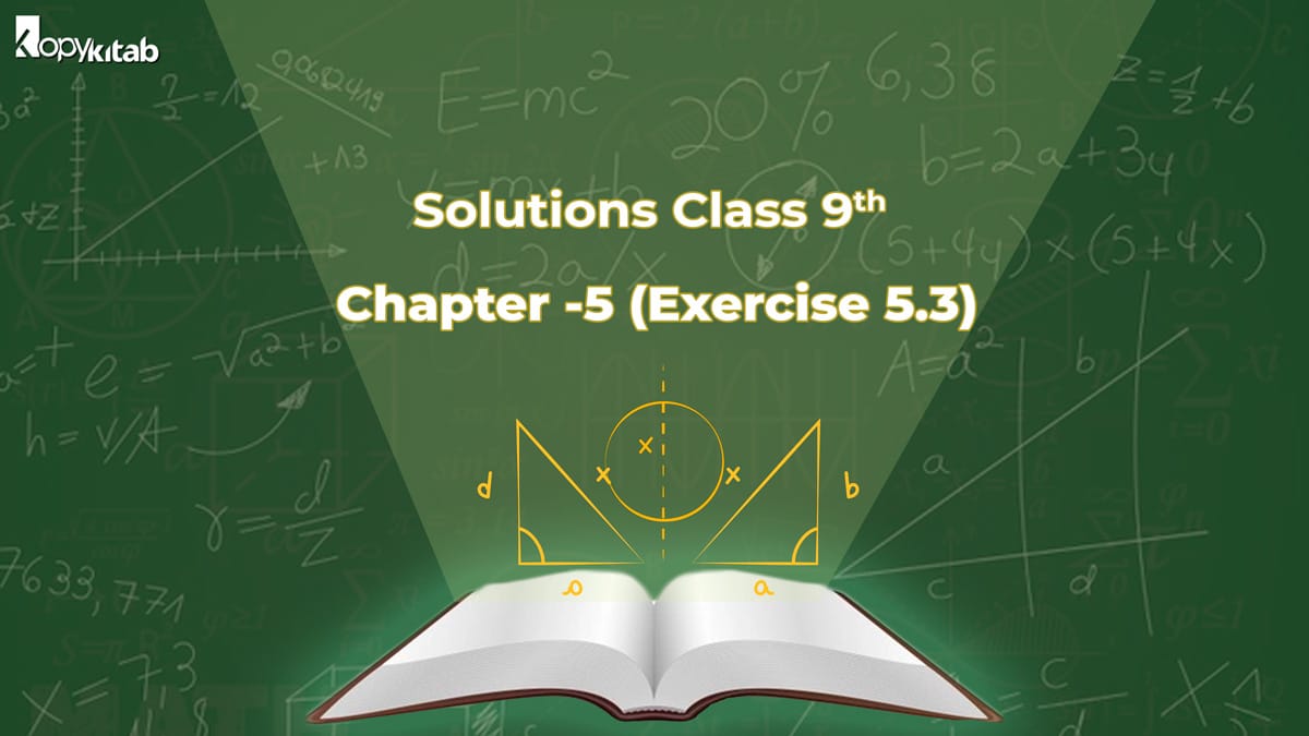 RD Sharma Class 9 Solutions Chapter 5 Exercise 5.3