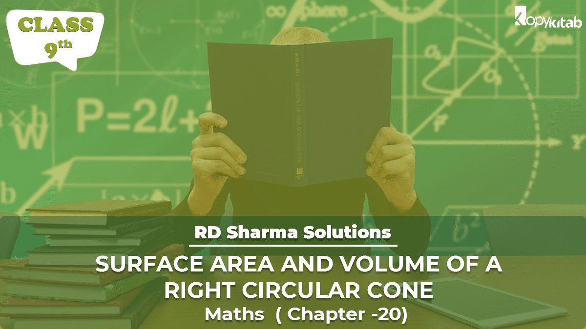 RD Sharma Solutions Class 9 Maths Chapter 20