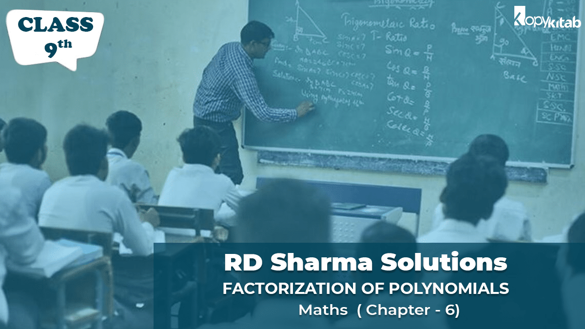 RD Sharma Solutions Class 9 Maths Chapter 6
