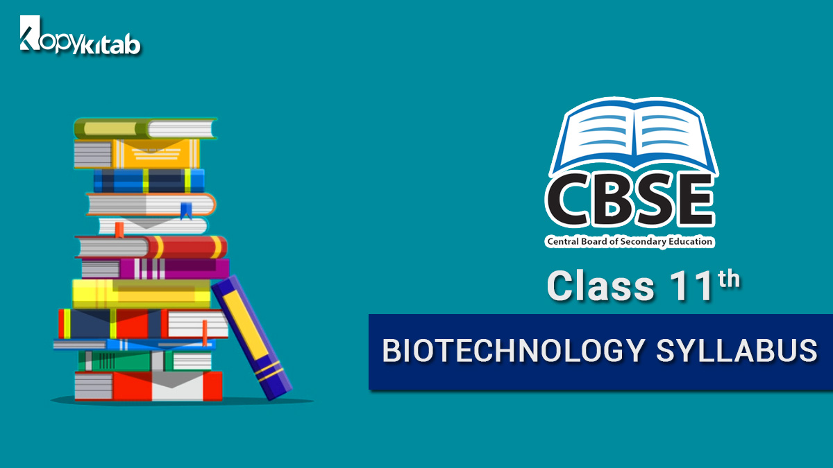 CBSE Class 11 Biotechnology syllabus