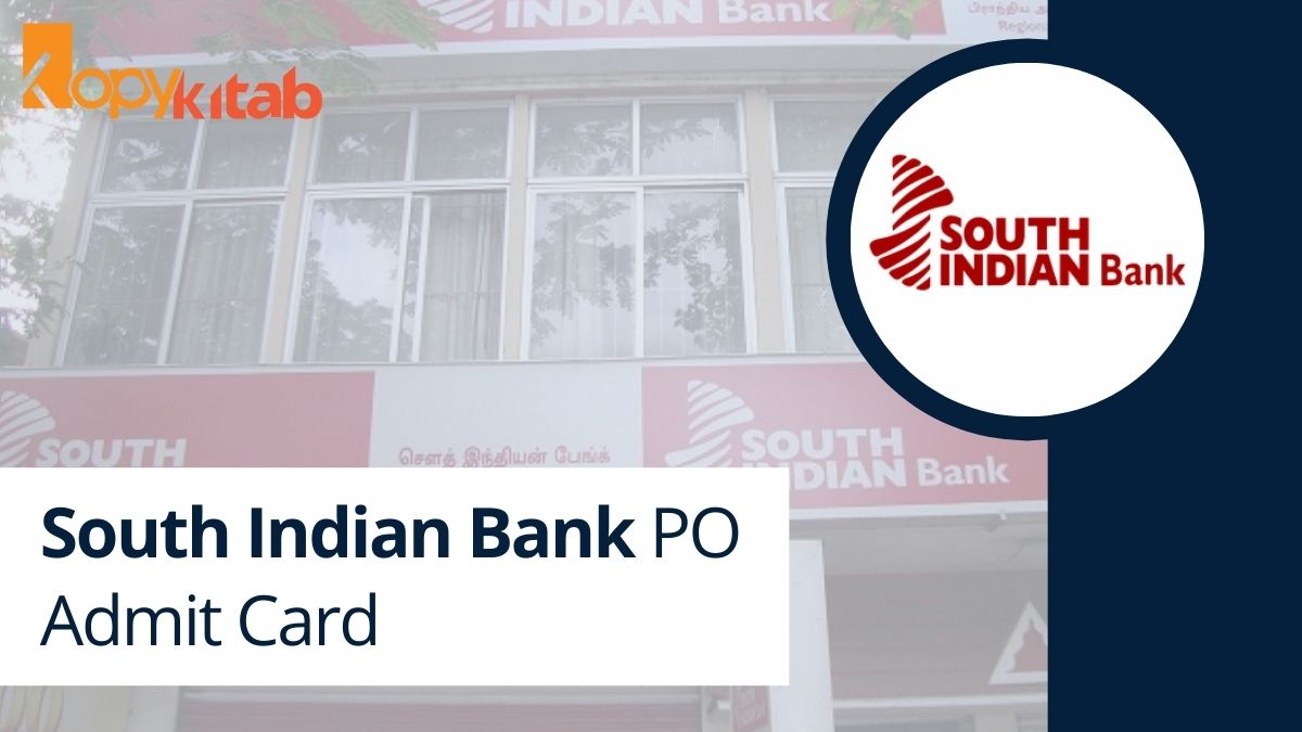 South Indian Bank PO Admit Card